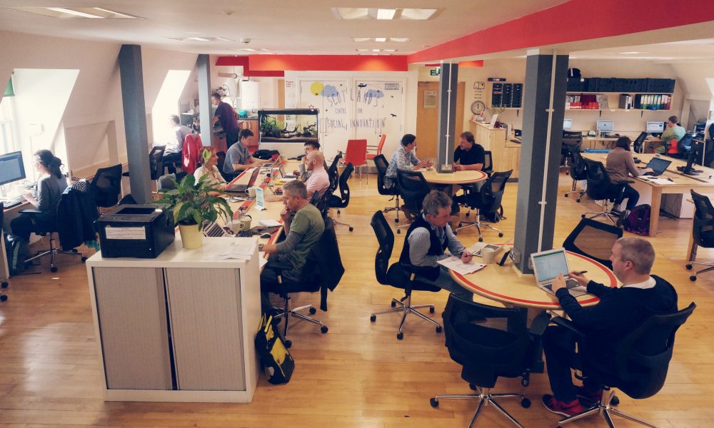 inside the The Melting Pot coworking hub