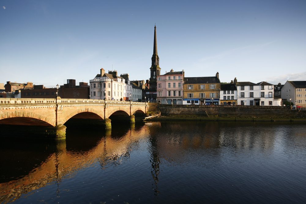 river ayr at sunrise