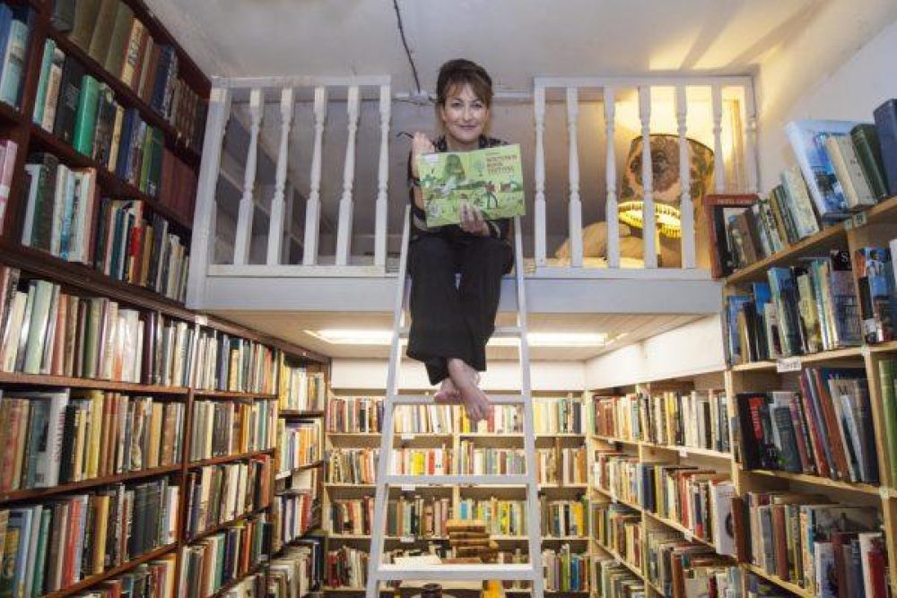 interior of bookshop