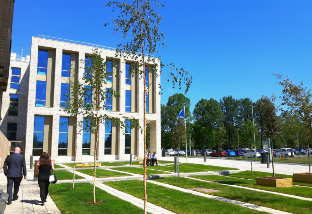 new headquarters building (image courtesy of West Dunbartonshire Council)