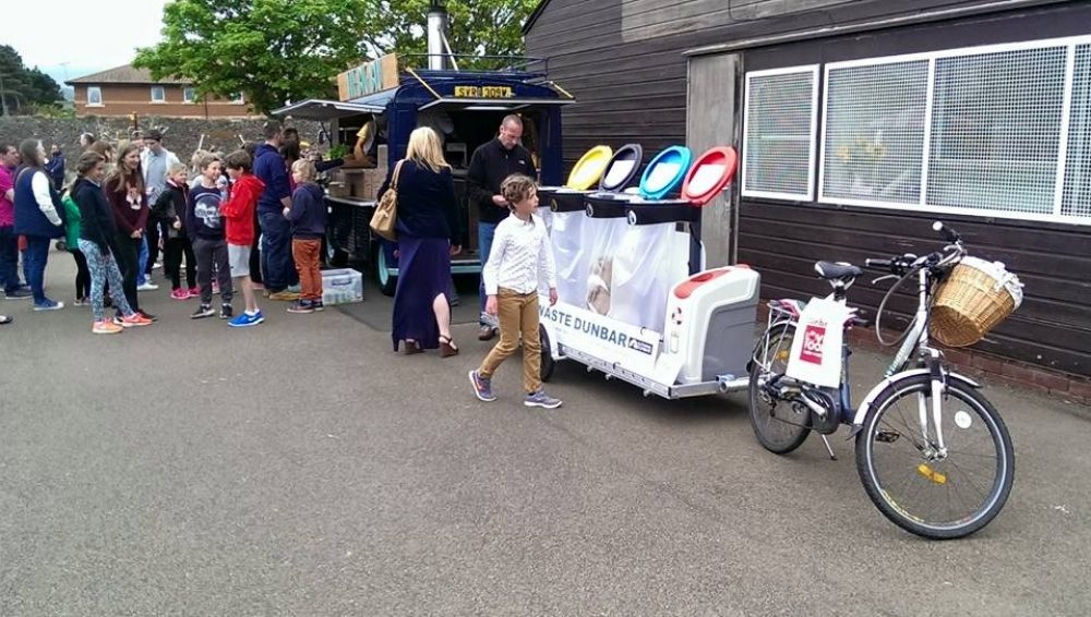 mobile recycling station (image courtesy of Miixer CIC)