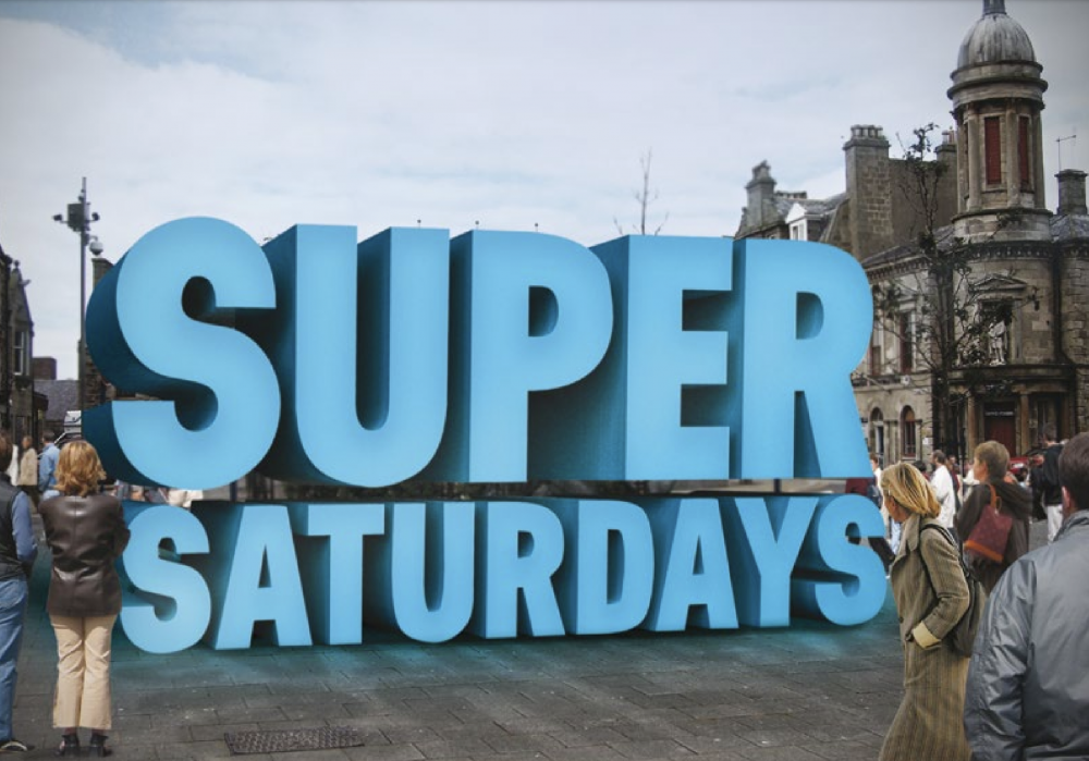 super saturday logo (reproduced from Scottish Government Town Centre Toolkit, 2015)