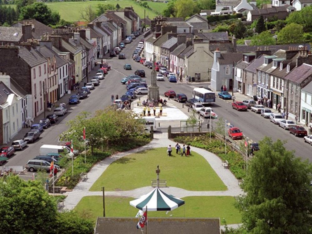 town centre from clock tower